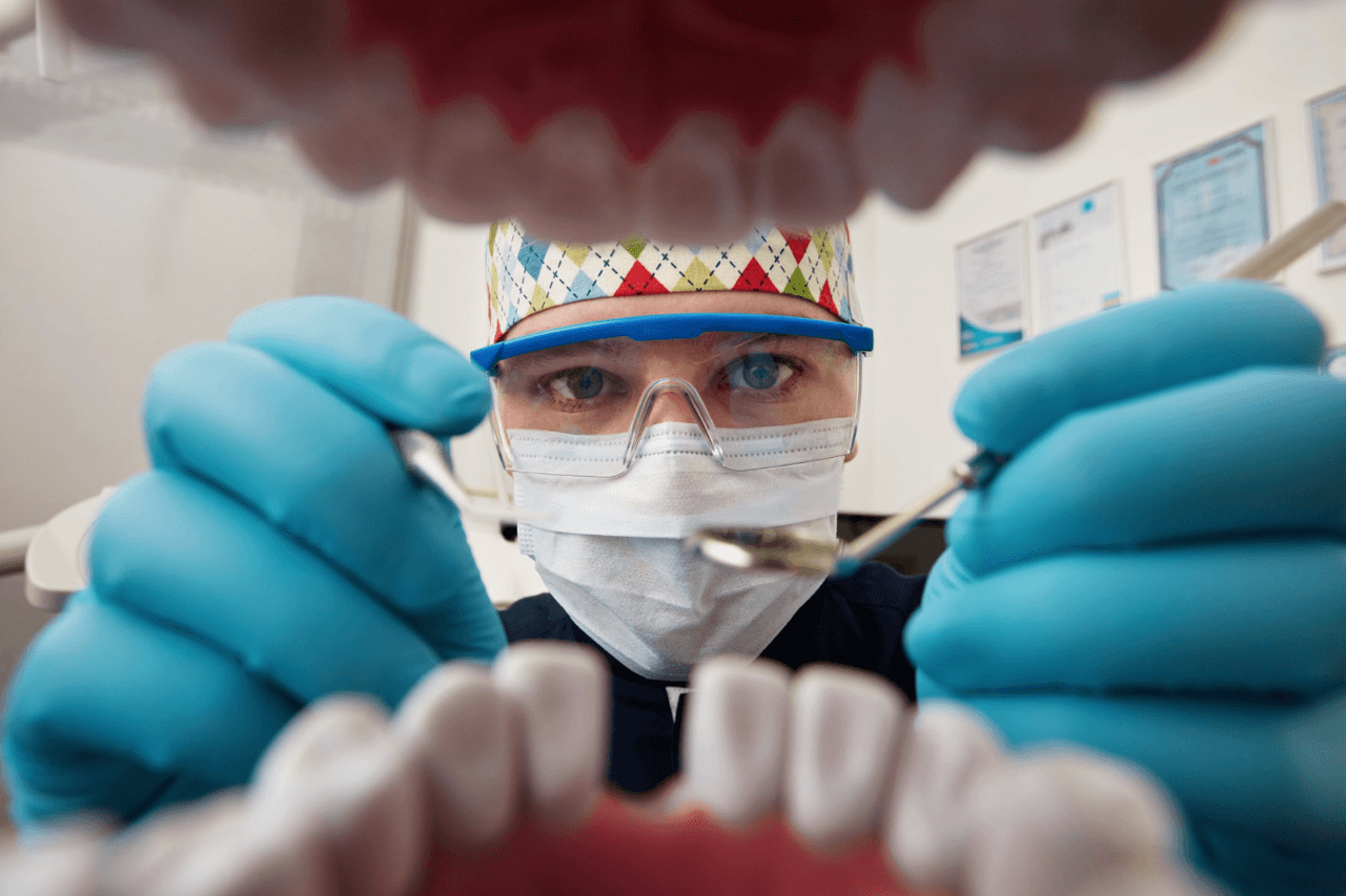 Dental implant materials comparison showing quality differences