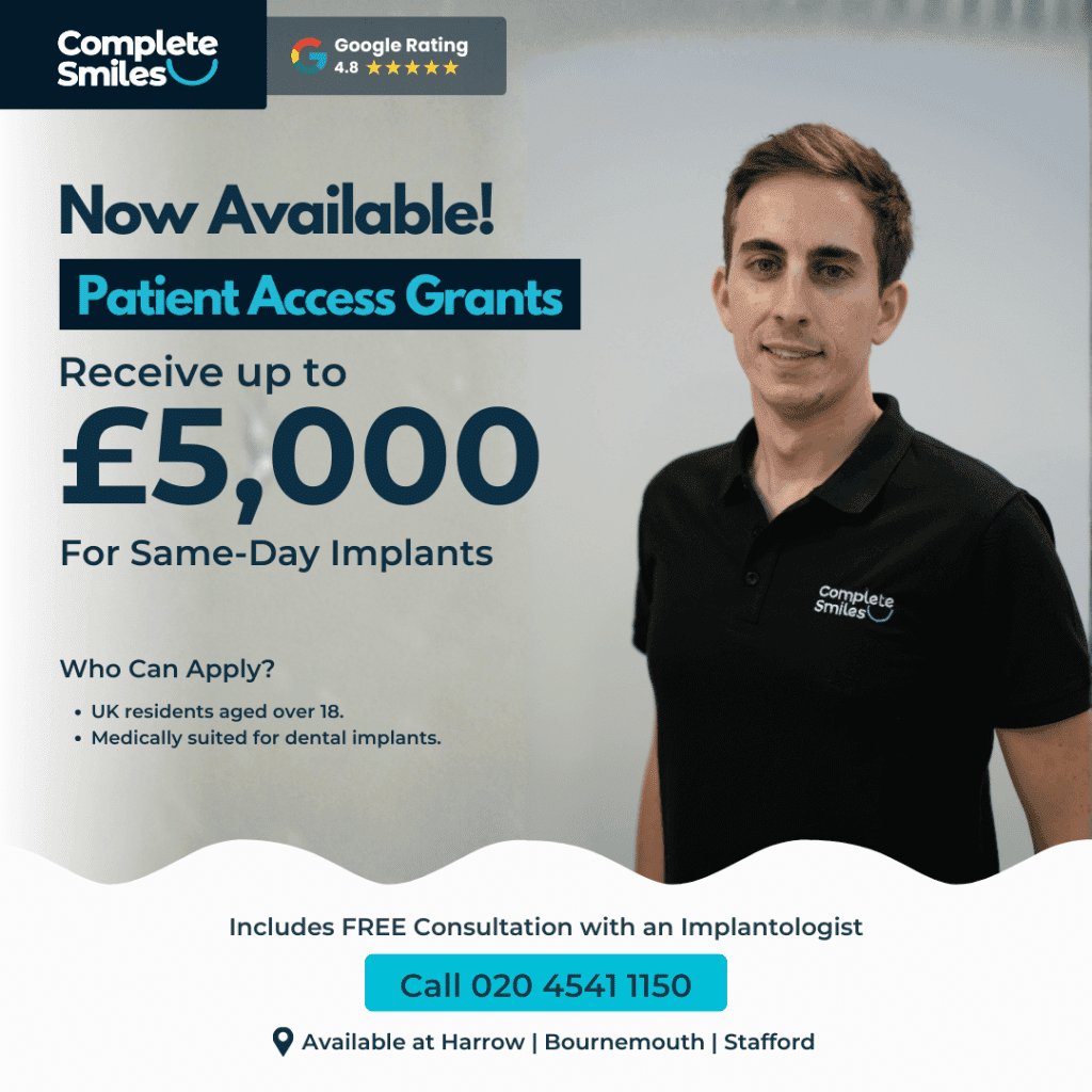 Complete Smiles is proud to announce the launch of Patient Access Grants