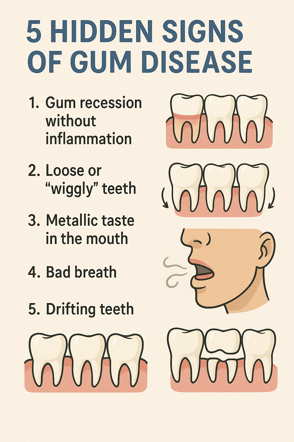 Dentist performing a comprehensive oral health check-up