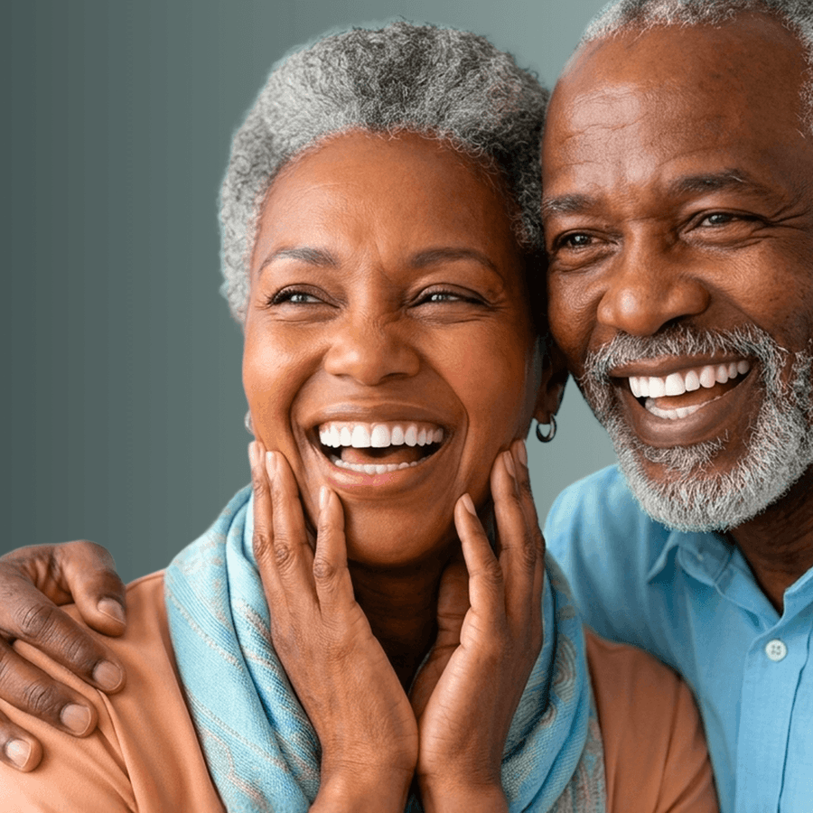 Happy patient sharing their dental journey